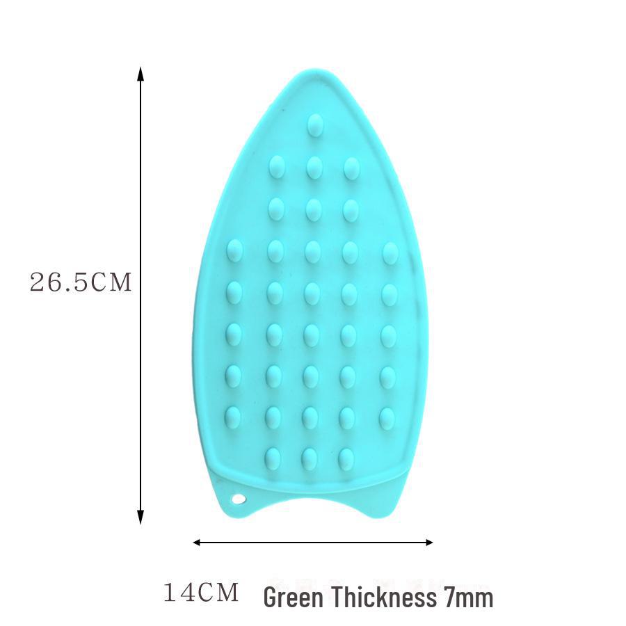 

Складной бытовой однотонный силиконовый гладильный коврик, 73 г изоляционный коврик зелёный