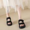 Fashion Ribbon Slip Resistant Womens Luxury Trainers Elegant Woman Sandals Shoes Rubber Slippers For The Beach Sneakers Sport