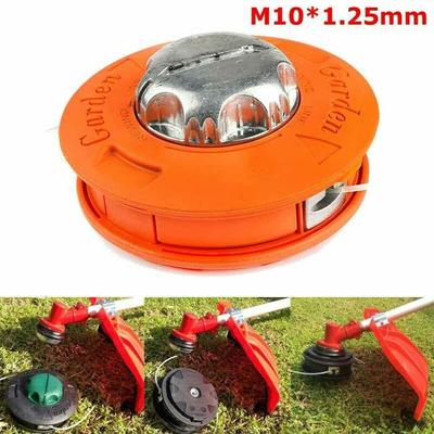 Universal M10 Aluminum Nylon Brush Mower Bump Spool Grass Trimmer 2 Lines Cutter Head Thread Line String Saw Grass Brush Mower