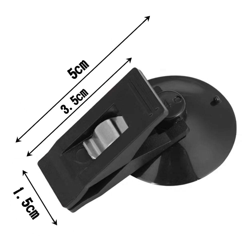 Suction Cup Car Mount Ticket Car Window Card with Suction Cup for Car Interior Advertising Blue Clips, Clips, 6-Pack, Holders, Clips, Holders, Base,