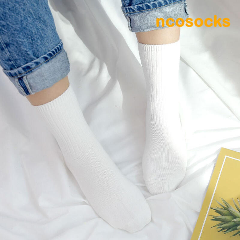 

wint007_ultrafine fiber fleece twill socks white