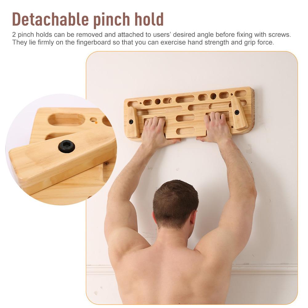 Climbing Grip Trainer Hangboard Rock Climbing Wall Climbing Grips Fingerboard for Effective