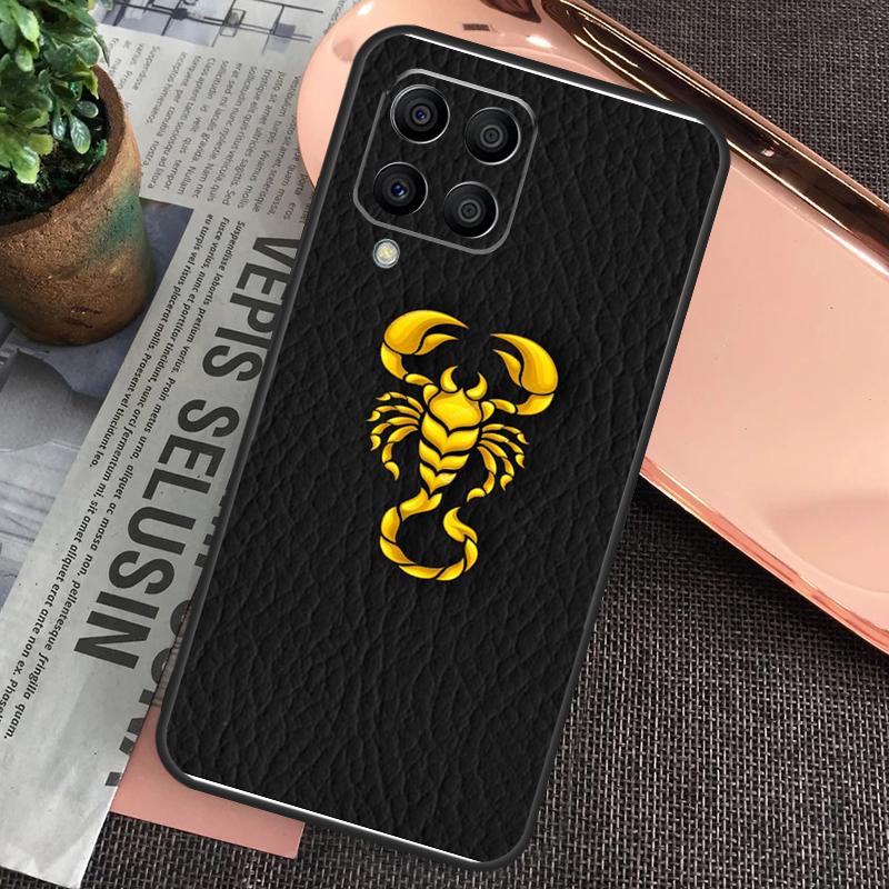 Animal Scorpio Case For Samsung Galaxy M15 M55 M13 M23 M33 M53 M31 M51 M14 M34 M54 M20 M30s M12 M32 M52