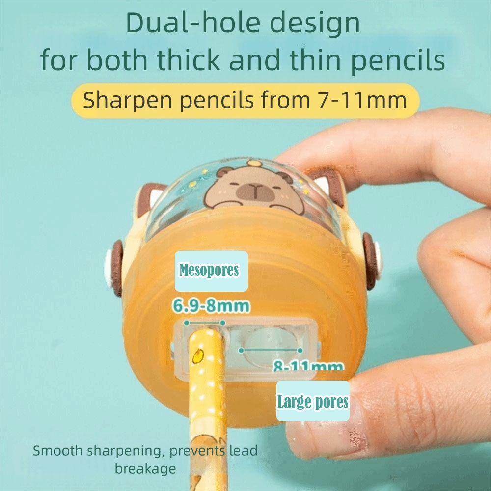Mini Portable Capybara Pencil Sharpener Pencil Sharpener for Kids School Office Supplies