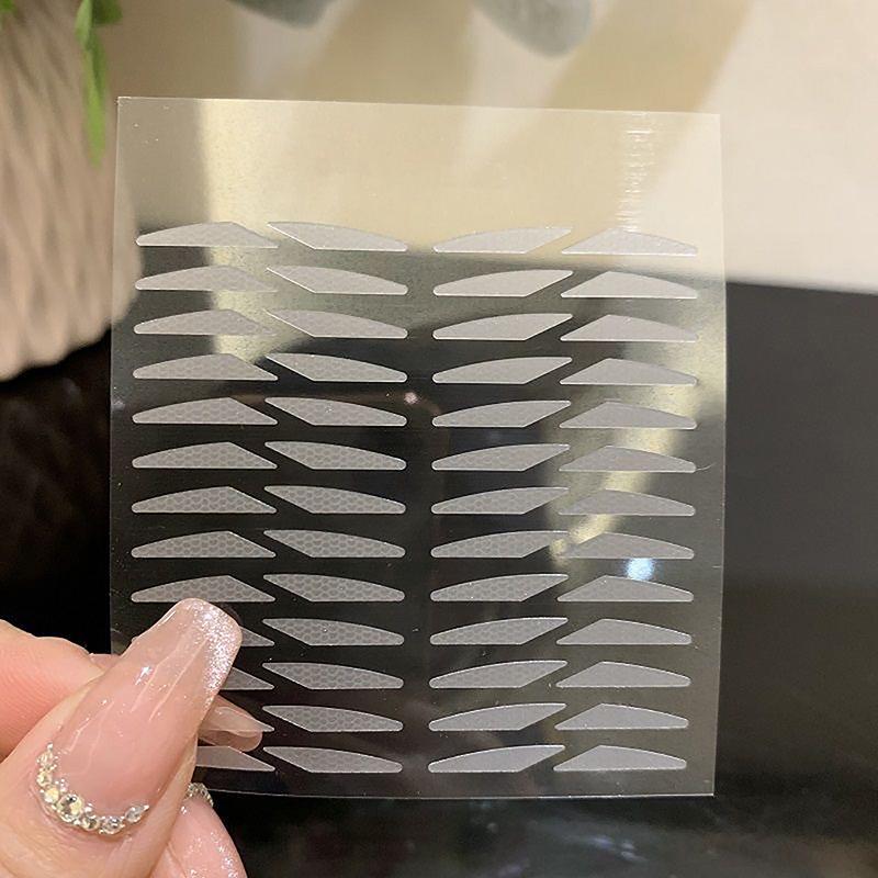 1 Blatt Unsichtbares Doppellidband Transparent Selbstklebend Natürlich Große Augen Lift Nicht Markierend Netzspitze Augenaufkleber Augen