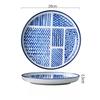Creative Japanese Ceramic Plate Household Turnip Plate Deep Plates Shallow Plate Turnip Dish Restaurant Hotel Tableware Cooking