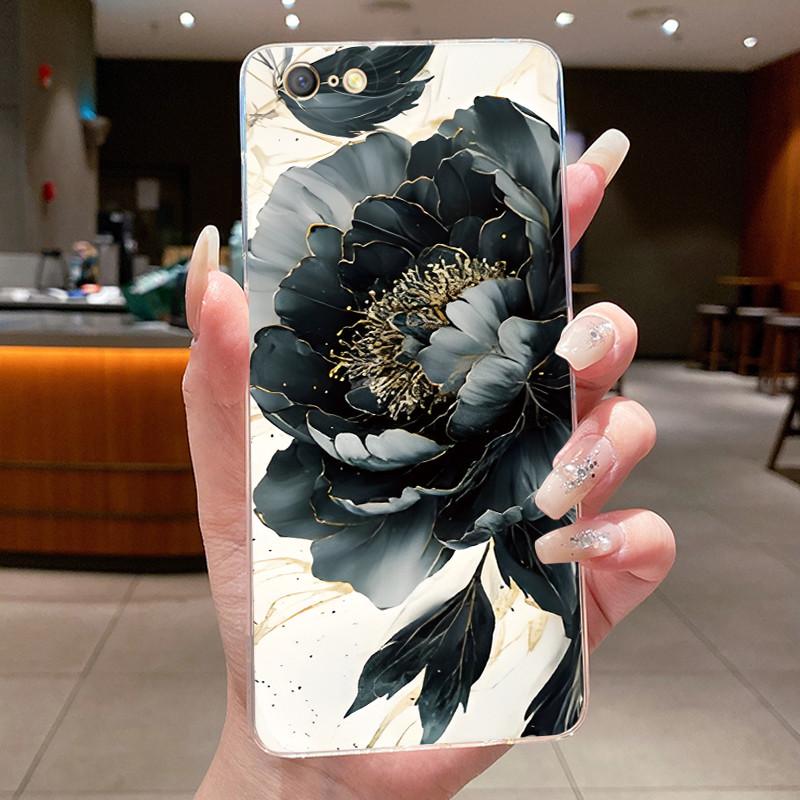 For Oppo A71 A71k CPH1717 Back Cover Oppo A71 2018 CPH1801 Case Luxury Fashion Butterfly Flowers Clear Soft Silicone Phone Case
