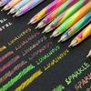 6/18Pcs Rainbow Magic Pens Multi-Color Pen Set Gradient Pens For Journaling Usedfor Art Drawing, Doodling, Greeting Card Diy