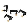 4Pcs/set Violin Fine Tuner Adjuster Copper Plating Screws for 3/4 4/4 Size Violin Violin Accessories Black
