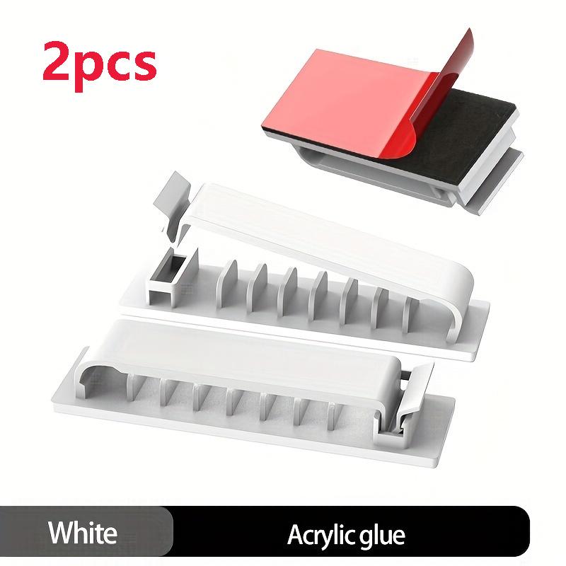 Self Adhesive Cable Management Clips-Cable Organizers Wire Clips Cord Holder For Office TV PC Ethernet Cable Under Desk Home