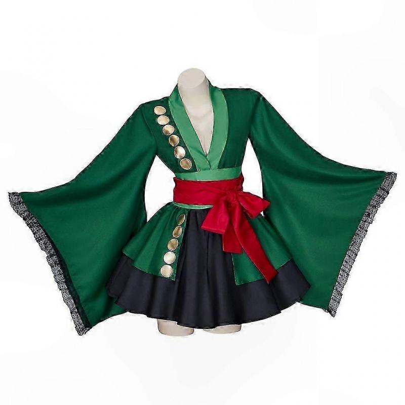 Green Samurai Cosplay Outfit Inspired by Anime Character