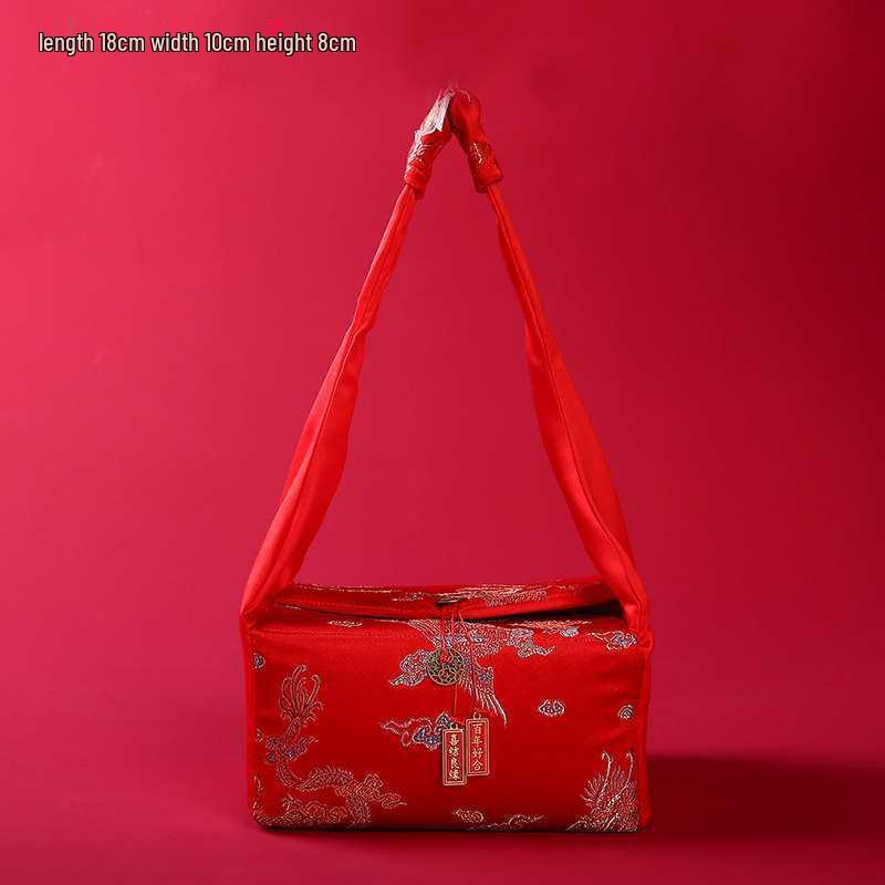 Engagement Gift Box: Betrothal & Dowry Money Bags with Jewelry Cloth for Weddings