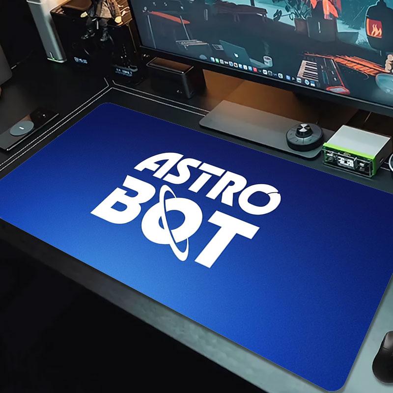 ASTRO BOT Large Size Mouse Pad Large Gaming Table Cushion Non-slip Laptop Tablet Big Mousepad XXL Mat Mini PC Playmat With Lock edge