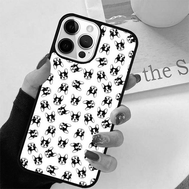 Masked Frenchie French Bulldog Puppy Phone Case Cover For iPhone 17 Air 15 16e 14 13 12 Pro Max 11 Pro Max Plus