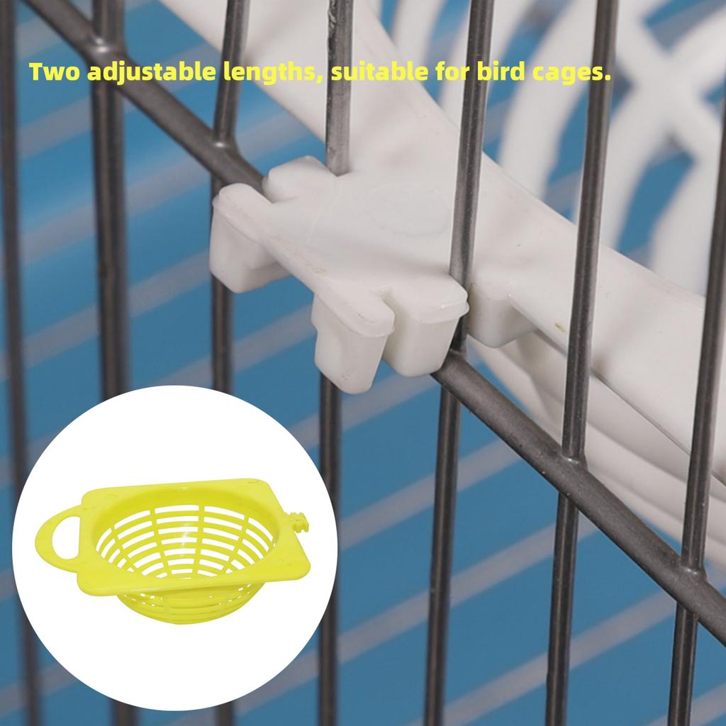 1Pc Bird Nest Basin Breathable Durable Canary Parrot Small Bird Buckle Type Hatching Nest Stand Stick Support Bird Cage Fittings