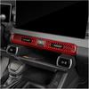 For 2026 Toyota RAV4 2PCS Center Console ABS Driving Control Panel Cover Decor Trim, 2026 RAV4 Hybrid&Plug-in Hybrid Interior Accessories-Carbon