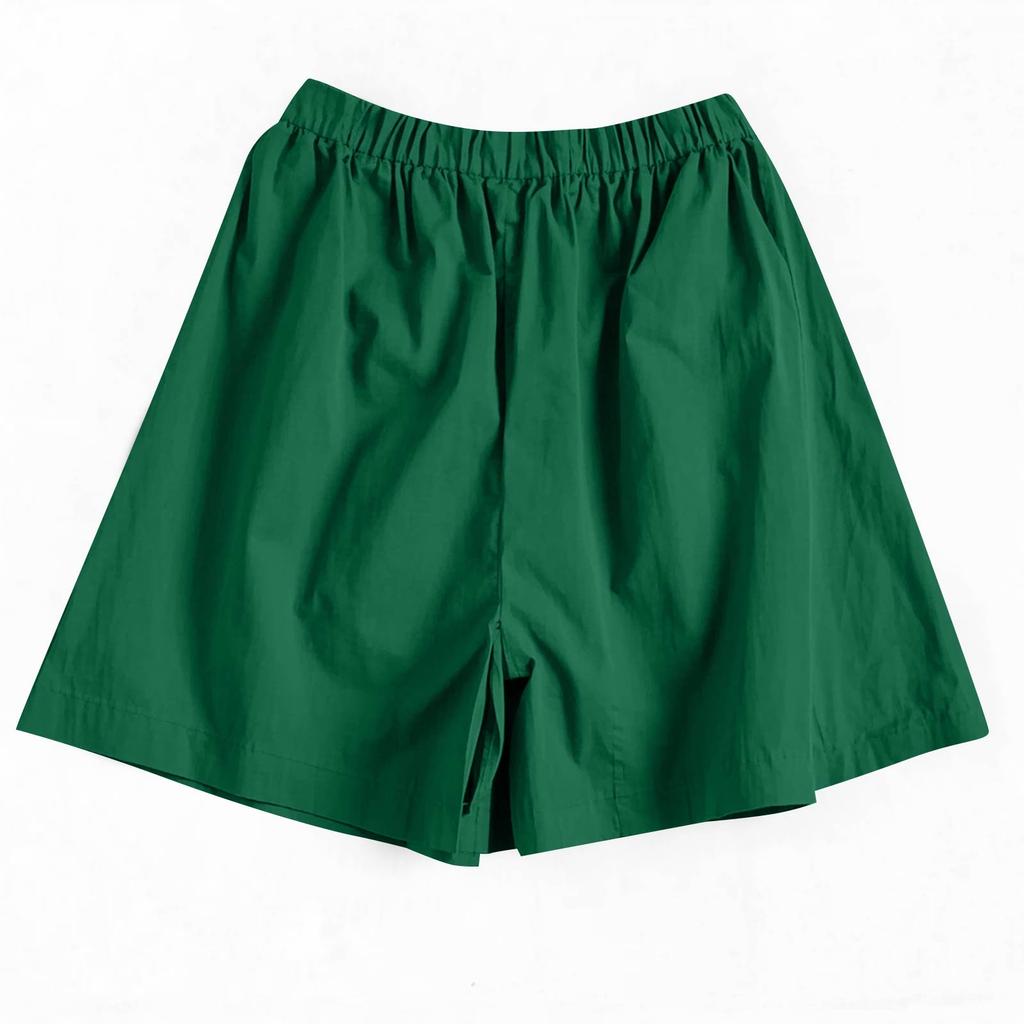 Women's Casual  Summer Elastic Beach Shorts  Solid Casual Shorts