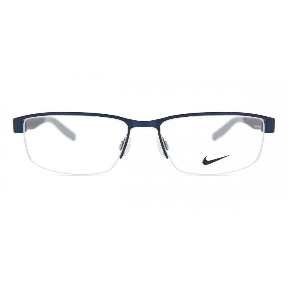 

Nike 8138 405 Unisex Eyeglasses Satin Navy Blue/56