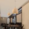 Creative Bamboo & Rattan Pendant Light for Bedroom, Japanese Restaurant, or Teahouse
