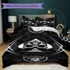 Las Vegas Raiders Pattern Bedding uilt Set uilt Cover Pillowcase Home Decoration Birthday Gift (1*duvet cover + 2*pillowcase without core)