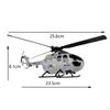 4 Channel RC Helicopter Toy Kids Playset USB Rechargeable Induction Aircraft Mini for