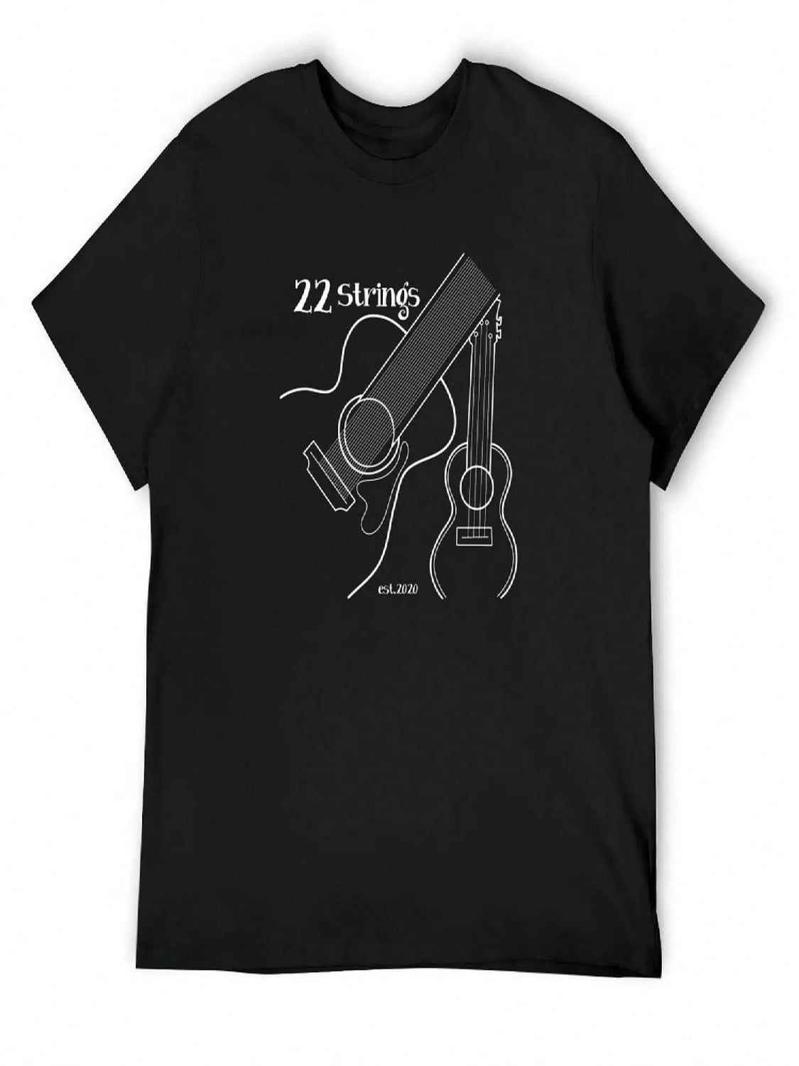22 Strings T-Shirt Hippie Clothes Blanks Short Sleeve Tee unisex S разноцветный