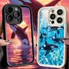 Phone Case for iPhone 17 Air 16E 15 16 Pro Max Orca Ocean Pattern Cover 14 Plus 13 12 Mini Soft Shell Silicone Fundas