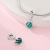 Plated 925 Silver Colorful fruits Charms Fit 925 Charms Bracelet Beads Jewelry Gifts for Women
