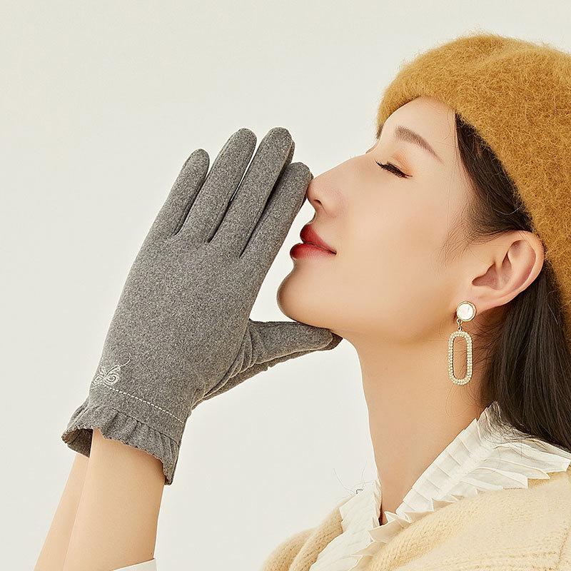 Winter warm gloves autumn and winter gloves outdoor cycling windproof and cold gloves winter kode velvet gloves