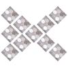 10PCS Self Adhesive Tile Sticker Anti Collision Sticker for Home Living Room Kitchen Decor