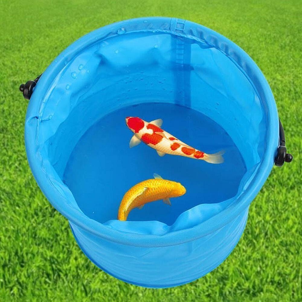 High Quality Outdoor Portable Kids Beach Toy Buckets Folding Water Bucket