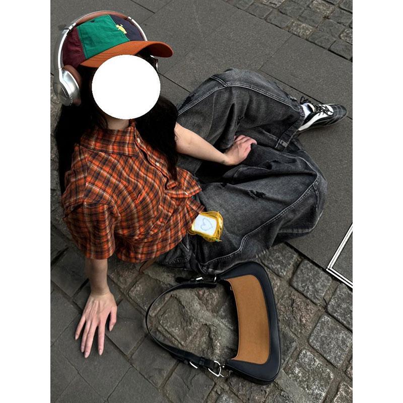 BeatStreet Schwarze Jeans Damen Vintage High Waist Cargo Jeans Straight Lässig Locker Große Größen Weiter Bein Denim Baggy Hose Y2K