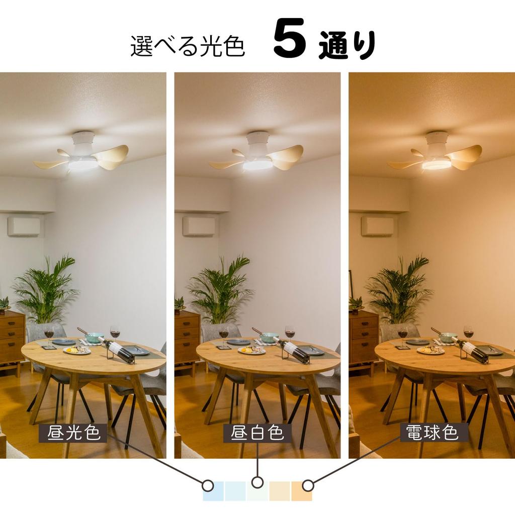 HotaluX LED Ceiling Fan XZF-06665WRCSGA, DC Motor, Suitable for Rooms Up To 6 Tatami Mats (Japan Lighting Manufacturers Association Standard),