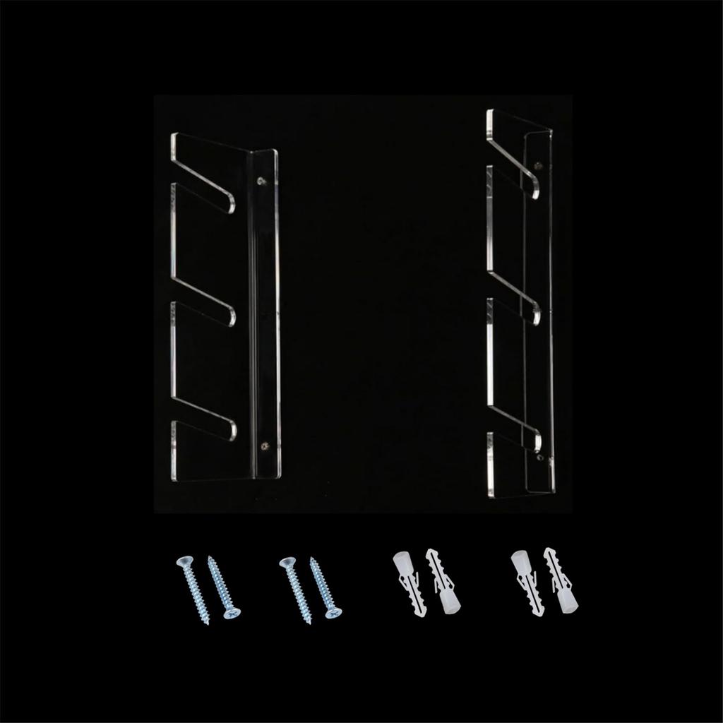 Modern Skateboard Rack Practical Acrylic Skateboard Holder Wall Mount Display Holder Stylish Storage Organizer Shelf