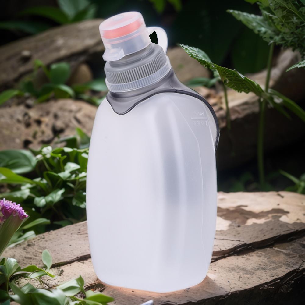250ml Sports Water Bottle with Clip & Dustproof Lid Hydration Waist Bottle Leakproof Running Belt Bottle for Running Cycling
