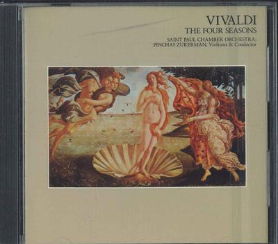 CD ANTONIO VIVALDI , THE SAINT PAUL CH - Vivaldi: Violin Concertos "The Four FDCA347 CBS/Sony 1985 Japan Classical Used