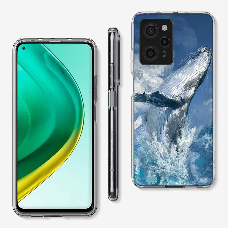 Whale Sea Giant Cover Phone Case For Xiaomi Poco M8 M7 M6 M4 M3 X7 X6 X4 Pro F7 Ultra M5S Mi 14 14T 15 15T 12T 10T Pro 12S 12 11