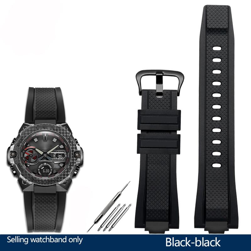New High Quality Modified Rubber Watchband For C-asio G-SHOCK GST-B400 GST-B400BD/AD Waterproof Sports Silicone Watch Band Strap
