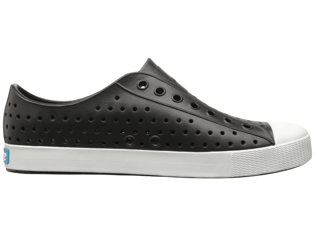 Native Shoes Jefferson Jiffy Water Shoes, Black/Shell White, Size D, 22.5 cm