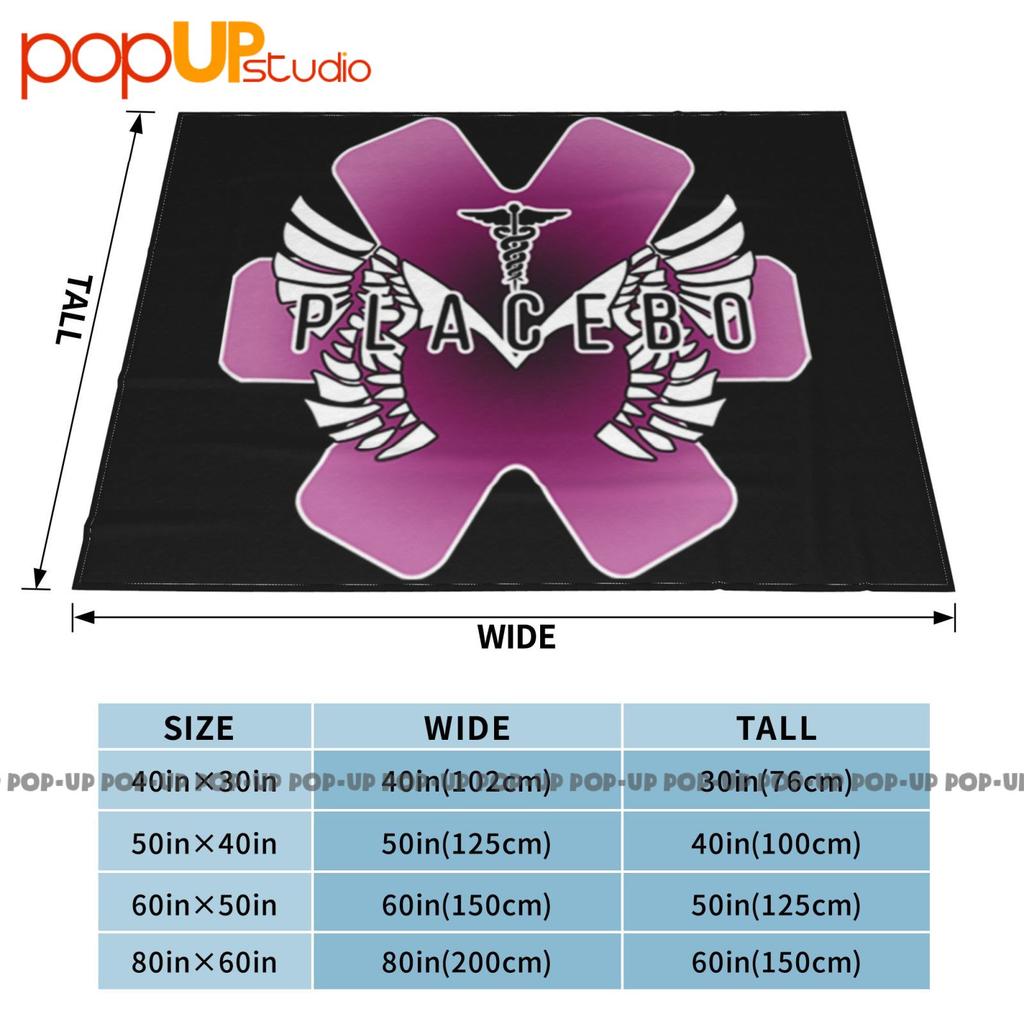 Placebo Brian Molko Band Rock Alternativo Coperta Trapuntata Ultra-Morbida Copertura per Divano Invernale Copriletti