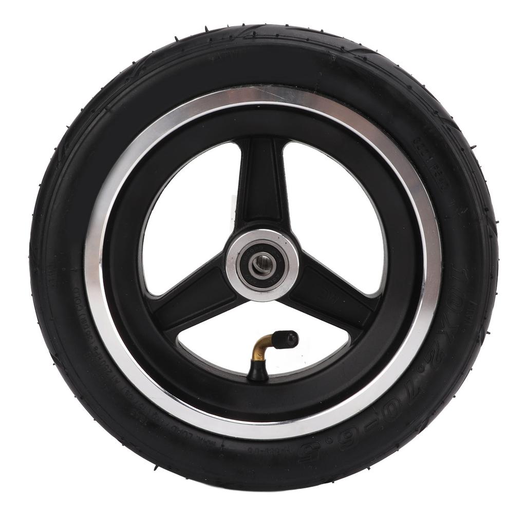 Electric Scooter Tire Assembly 10x2.70‑6.5 Thicken Vacuum Tire with Wheel Hub for Electric Scooter Repair
