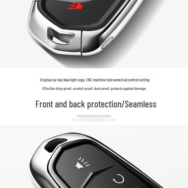 Cadillac TPU Electroplated Key Case for XT5, ATSL, XTS, XT4