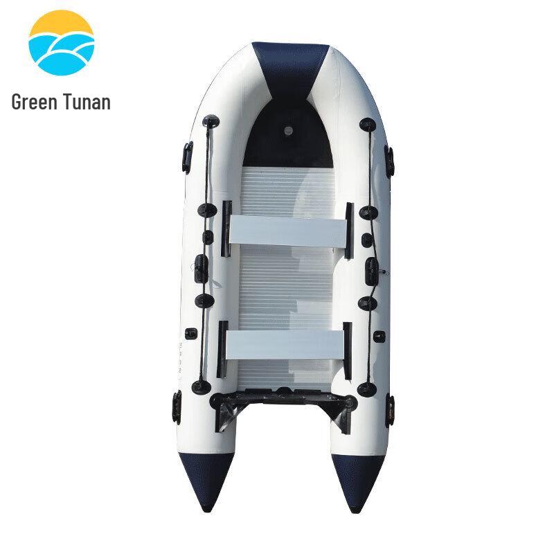 Tunan Green Aluminum Alloy Bottom Inflatable Rescue Boat