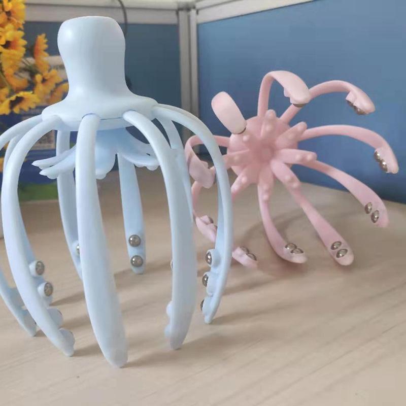 Five-Claw Octopus Head Massager Roller & Scalp Scratcher