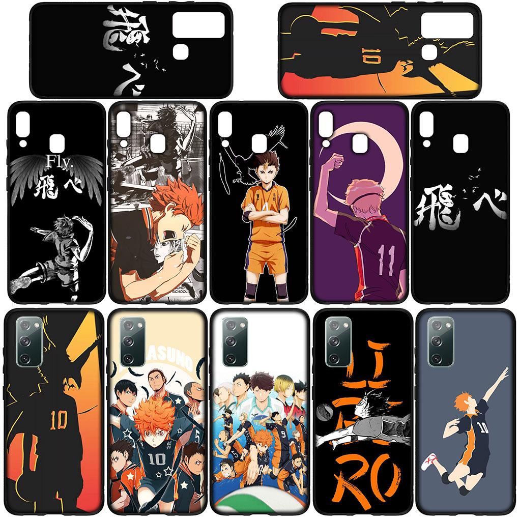 Anime Haikyuu Hinata Attacks Cover Phone Casing for Samsung Galaxy Note 20 Ultra 10 8 9 S10 Lite S9 A6 A8 Plus A7 A9 Soft Case