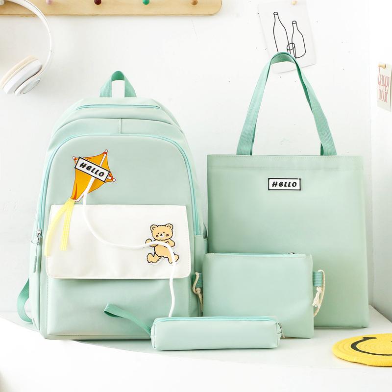 The Schoolbag Is Small and Fresh, the New Schoolbag Is Female, Simple and Large-capacity, Light and Casual Backpack, Cute, Primary School