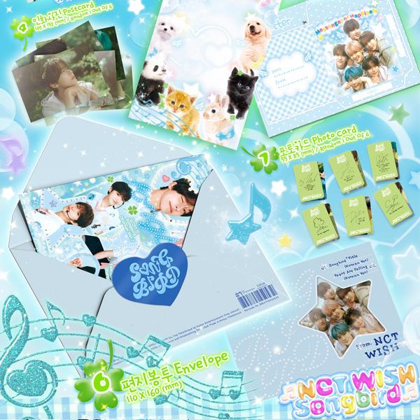 (+shop gift) NCT WISH - SINGLE [Songbird] (Letter Ver.)