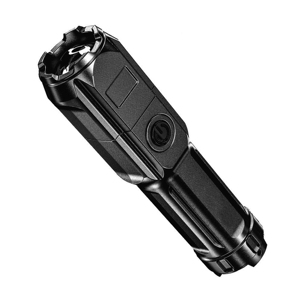 Convenient Charging, Remote Shooting ABS Strong Light Focusing Flashlight, Outdoor Mini LED Multi-function Concentrating Pan