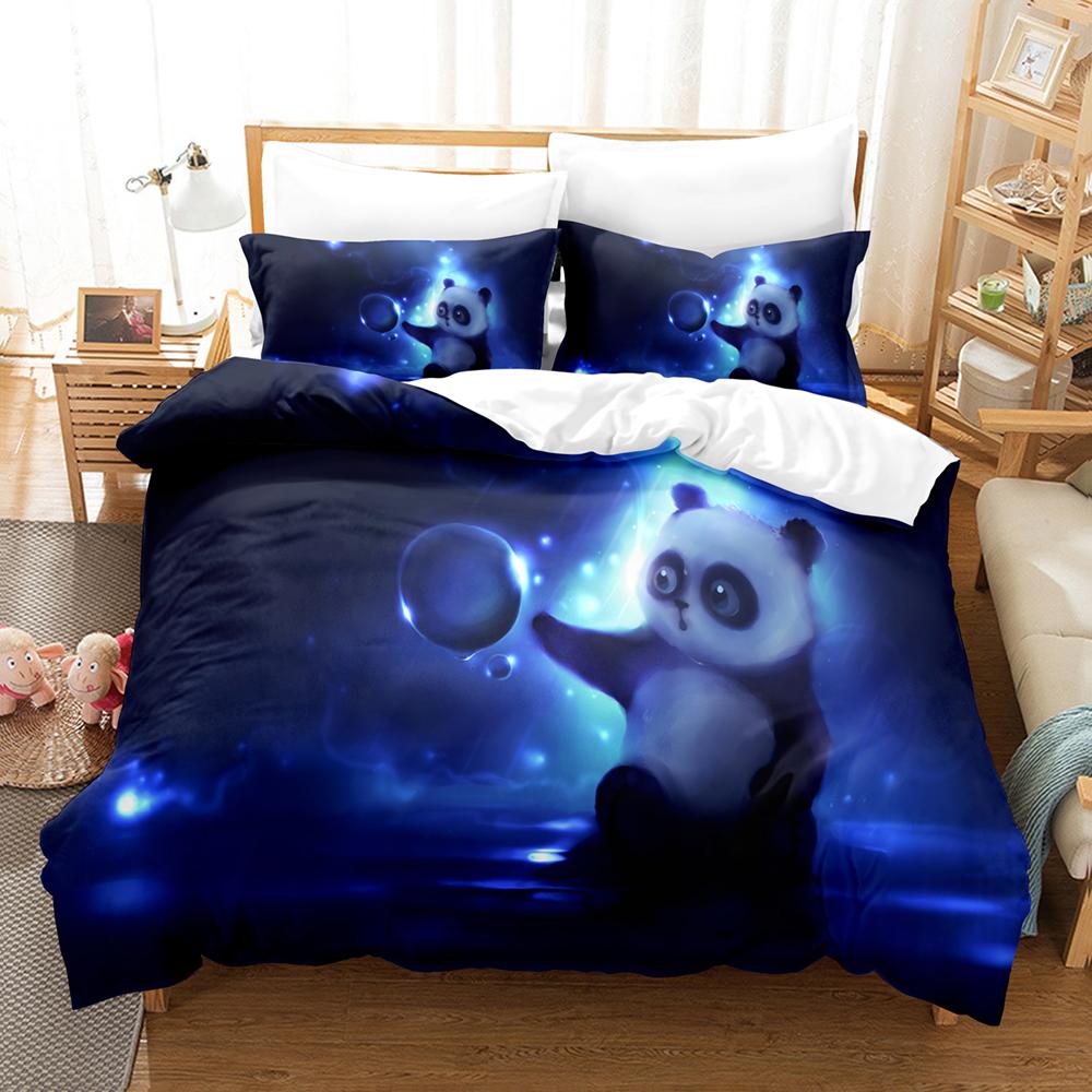 3D The Panda Bedding Sets Duvet Cover Set With Pillowcase Twin Full Queen King Bedclothes Bed Linen