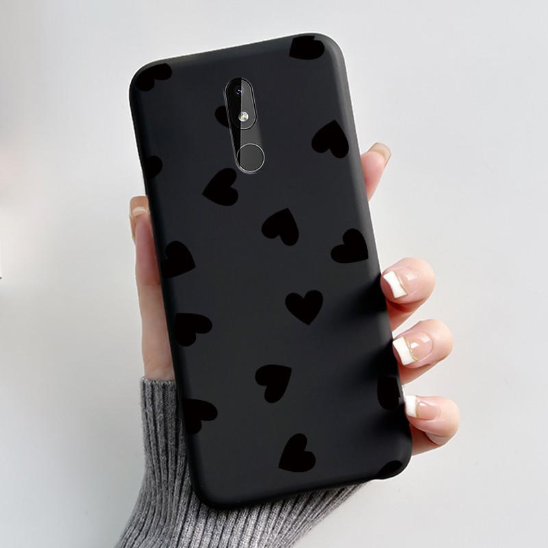 Matte Soft TPU Case For Nokia 3.2 4.2 3.1 Nokia3 Phone Case Luxury Cute Love Rabbit Funny Black Silicone Ultra Thin Back Cover